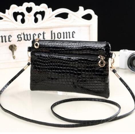 Leather Zipper Handbag & Designer Shoulder Messenger Bag